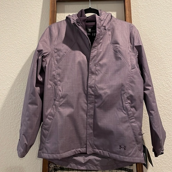 NEW Under Armour Purple Sienna 3in1 Jacket Medium. - Picture 4 of 6